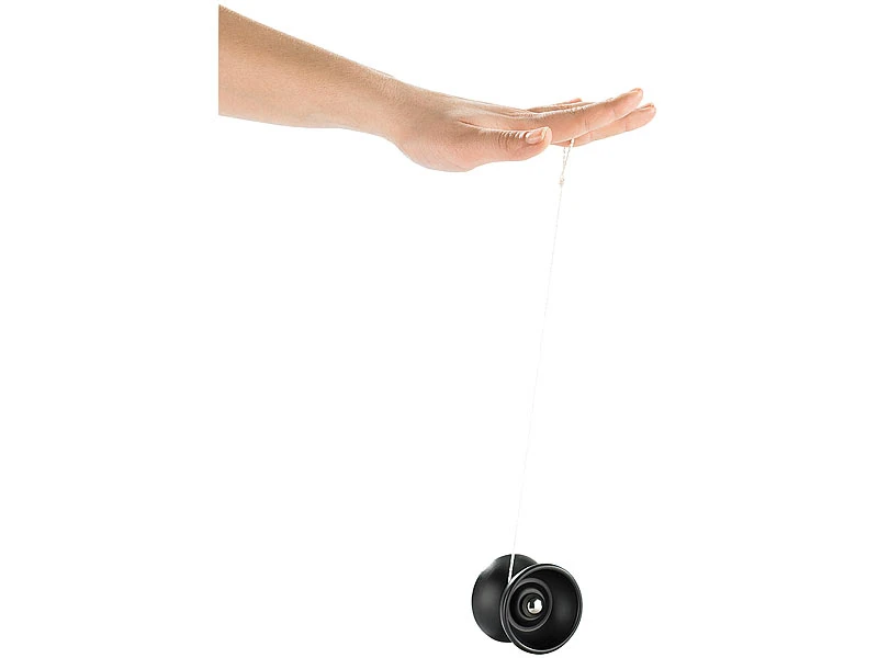 Playtastic Jojo:Professionelles Trick-Yo-Yo Aus Edelstahl, Schwarz Mattiert 3 Playtastic Jojo:Professionelles Trick-Yo-Yo Aus Edelstahl, Schwarz Mattiert – Bild 3