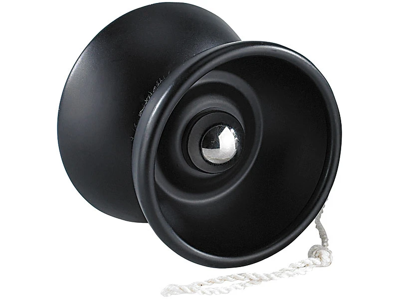 Playtastic Jojo:Professionelles Trick-Yo-Yo Aus Edelstahl, Schwarz Mattiert 2 Playtastic Jojo:Professionelles Trick-Yo-Yo Aus Edelstahl, Schwarz Mattiert – Bild 2