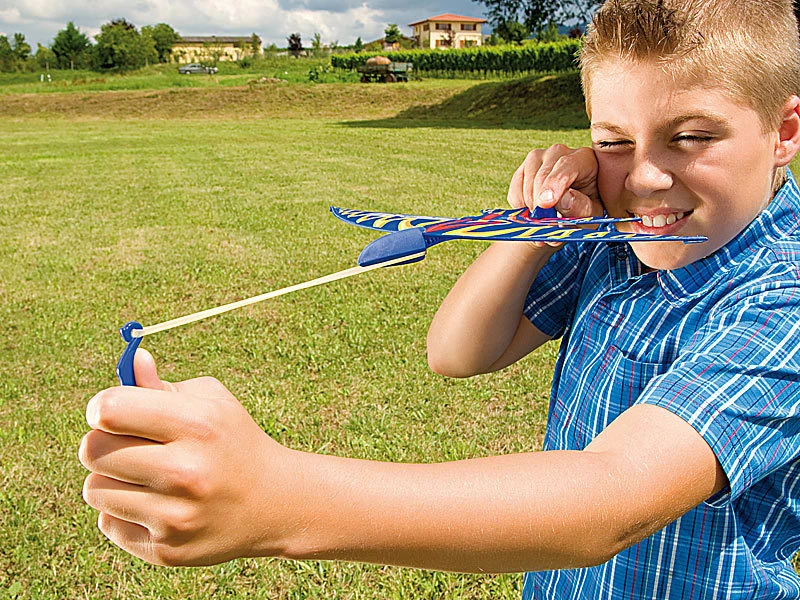 Playtastic Flugdrache Kinder:Pfeilschneller Mini-Flugdrachen Mit Gummiantrieb 4 Playtastic Flugdrache Kinder:Pfeilschneller Mini-Flugdrachen Mit Gummiantrieb – Bild 4