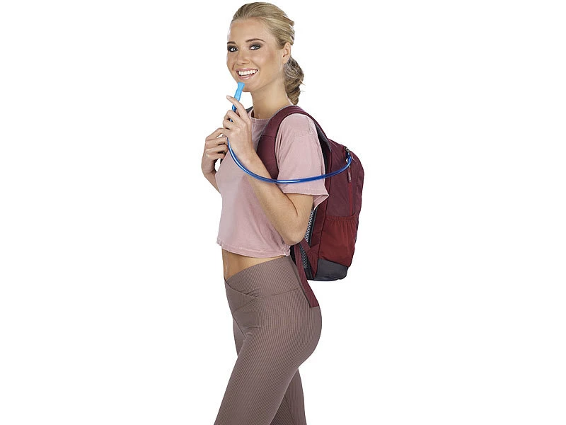 Xcase Rucksack Mit Trinkblase:Ultraleichter Fahrrad-Rucksack Mit 2-Liter-Trinksystem Und Reflektoren 12 Xcase Rucksack Mit Trinkblase:Ultraleichter Fahrrad-Rucksack Mit 2-Liter-Trinksystem Und Reflektoren – Bild 12