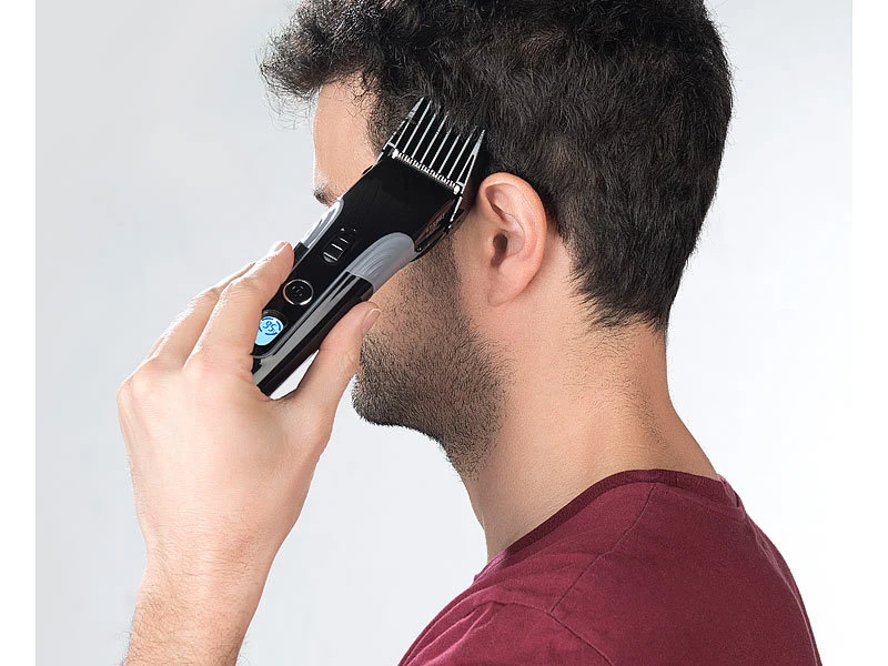 Sichler Haarschneidemaschine:USB Akku-Haar- & Bartschneider Mit LCD-Display, 1 Bis 30mm, 60-Min. 6 Sichler Haarschneidemaschine:USB Akku-Haar- & Bartschneider Mit LCD-Display, 1 Bis 30mm, 60-Min. – Bild 6