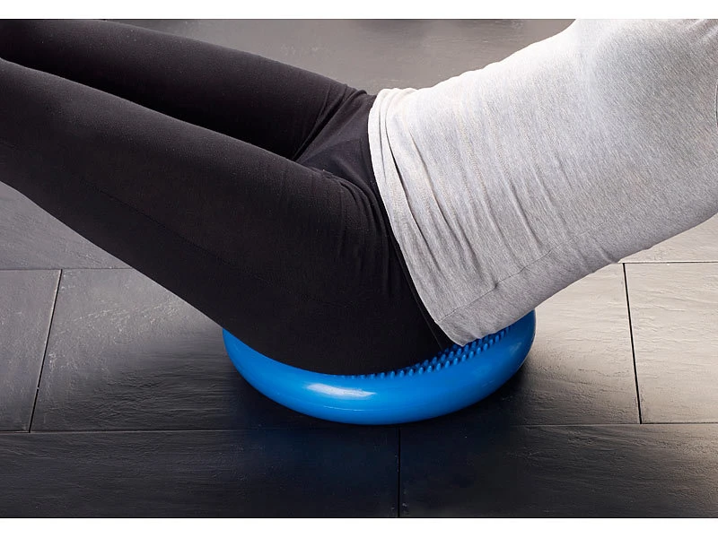 Newgen Medicals Balancekissen Übungen:Luftgefülltes Noppen-Sitzkissen & Balancekissen Für Yoga, Fitness & Co 1 Newgen Medicals Balancekissen Übungen:Luftgefülltes Noppen-Sitzkissen & Balancekissen Für Yoga, Fitness & Co