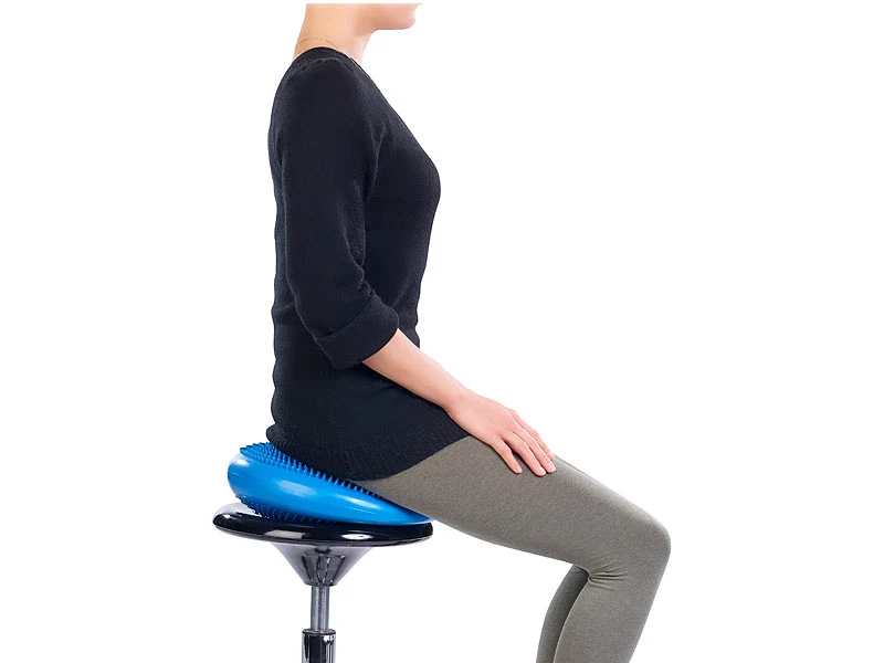 Newgen Medicals Gesundheit-Sitzkissen:2 Luftgefüllte Noppen-Sitz- & Balancekissen Für Yoga, Fitness & Co 4 Newgen Medicals Gesundheit-Sitzkissen:2 Luftgefüllte Noppen-Sitz- & Balancekissen Für Yoga, Fitness & Co – Bild 4