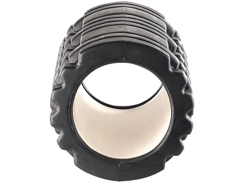 PEARL Sports Fitnessrolle:Fitness-, Pilates- & Yoga-Massage-Rolle Mit Riffeln & Noppen, Ø 14cm 5 PEARL Sports Fitnessrolle:Fitness-, Pilates- & Yoga-Massage-Rolle Mit Riffeln & Noppen, Ø 14cm – Bild 5