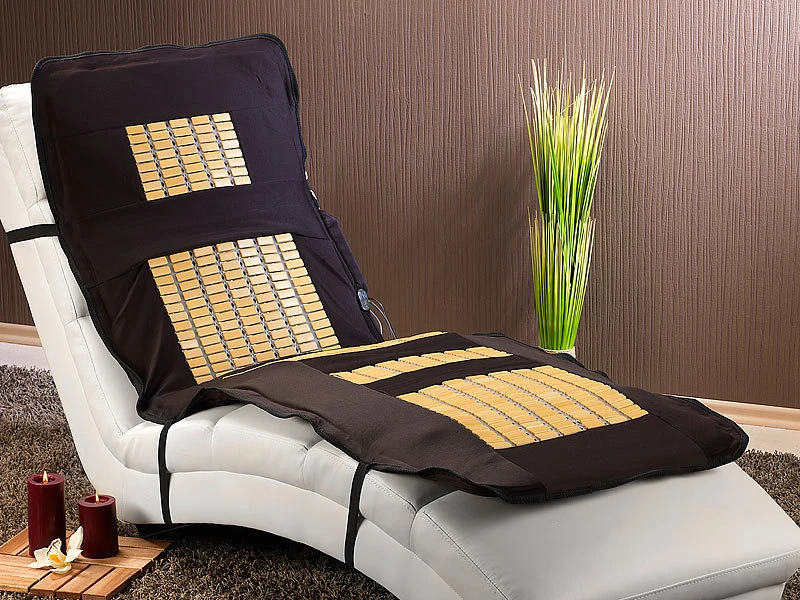 Newgen Medicals Massageliege:Doppelseitige Ganzkörper-Vibrations-Massageauflage, 6 Programme 7 Newgen Medicals Massageliege:Doppelseitige Ganzkörper-Vibrations-Massageauflage, 6 Programme – Bild 7