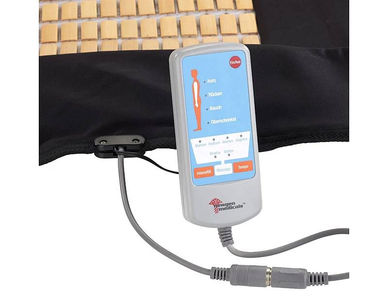 Newgen Medicals Massageliege:Doppelseitige Ganzkörper-Vibrations-Massageauflage, 6 Programme 5 Newgen Medicals Massageliege:Doppelseitige Ganzkörper-Vibrations-Massageauflage, 6 Programme – Bild 5
