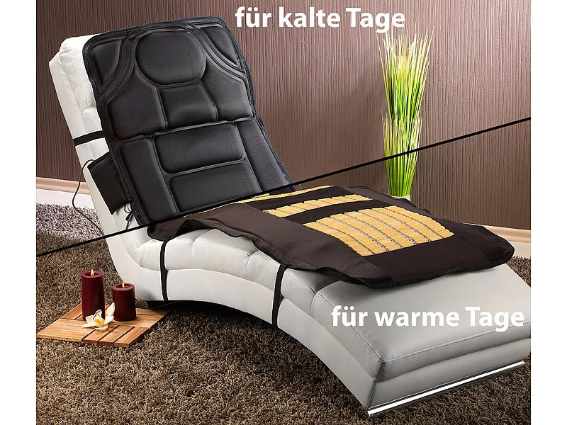 Newgen Medicals Massageliege:Doppelseitige Ganzkörper-Vibrations-Massageauflage, 6 Programme 4 Newgen Medicals Massageliege:Doppelseitige Ganzkörper-Vibrations-Massageauflage, 6 Programme – Bild 4