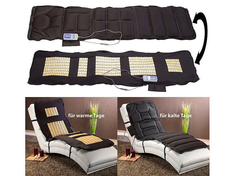 Newgen Medicals Massagedecke:Doppelseitige Ganzkörper-Massageauflage,6 Programme(Versandrückläufer) 2 Newgen Medicals Massagedecke:Doppelseitige Ganzkörper-Massageauflage,6 Programme(Versandrückläufer) – Bild 2