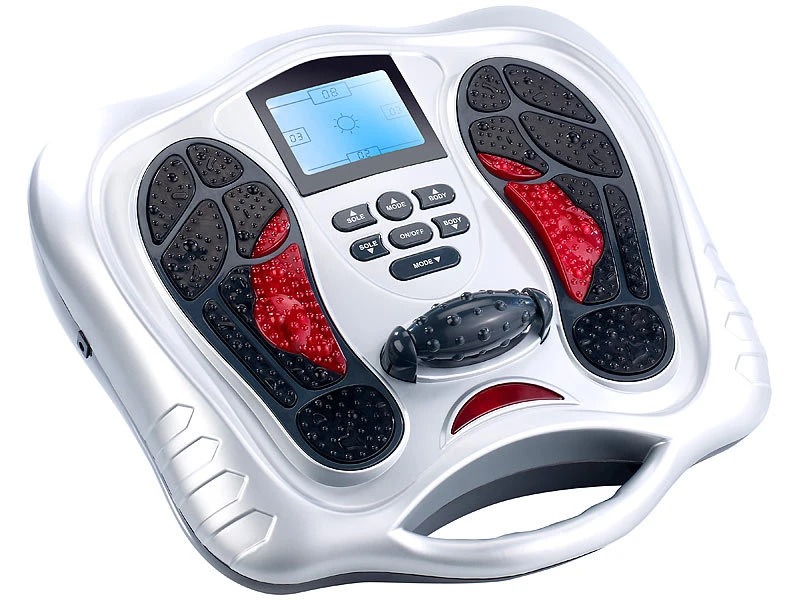 Newgen Medicals Fußmassagegerät:Fußreflexzonen-Reizstrom-Massagegerät Mit Infrarot-Tiefenwärme 1 Newgen Medicals Fußmassagegerät:Fußreflexzonen-Reizstrom-Massagegerät Mit Infrarot-Tiefenwärme