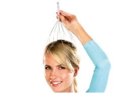 PEARL Massagespinne:2er Pack Kopf-Massage-Spinne Kopfmassagegerät Mit Metall-Griff -Newgen medicals Shop nc5095 2 1