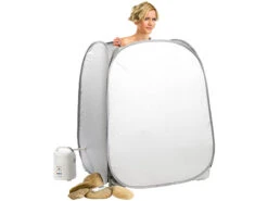 Newgen Medicals Einmann-Sauna:Portables Heim-Dampfbad Und Sauna, 850-W-Generator (Versandrückläufer) -Newgen medicals Shop nc5122 3