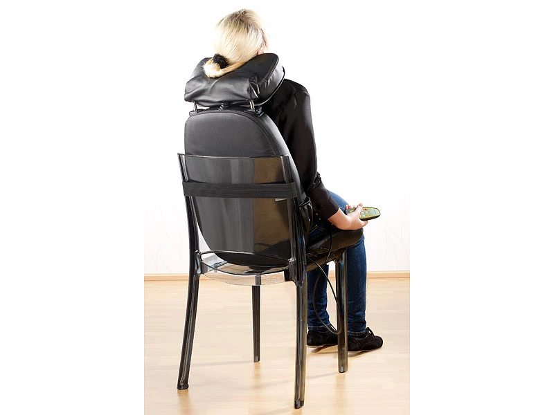 Newgen Medicals Massage:Shiatsu-Sitzauflage MA-600, Nackenmassage, IR-Tiefenwärme 6 Newgen Medicals Massage:Shiatsu-Sitzauflage MA-600, Nackenmassage, IR-Tiefenwärme – Bild 6