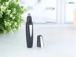 PEARL Nasenhaartrimmer:Nasen- & Ohrenhaar-Trimmer Mit LED-Spot Und Schutzkappe, IPX4 -Newgen medicals Shop nc5884 6