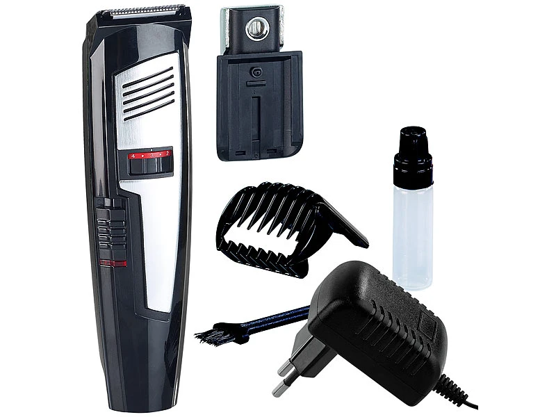 Sichler Präzisions Barttrimmer:2in1-Präzisions-Akku-Bartschneider Mit Laser-Guide, 20 Schnittlängen 2 Sichler Präzisions Barttrimmer:2in1-Präzisions-Akku-Bartschneider Mit Laser-Guide, 20 Schnittlängen – Bild 2