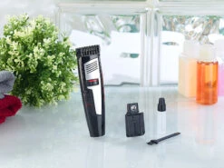 Sichler Präzisions Barttrimmer:2in1-Präzisions-Akku-Bartschneider Mit Laser-Guide, 20 Schnittlängen 23 Sichler Präzisions Barttrimmer:2in1-Präzisions-Akku-Bartschneider Mit Laser-Guide, 20 Schnittlängen -Newgen medicals Shop nc5887 7