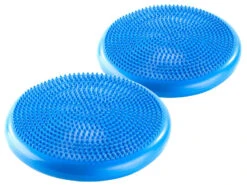 Newgen Medicals Gesundheit-Sitzkissen:2 Luftgefüllte Noppen-Sitz- & Balancekissen Für Yoga, Fitness & Co