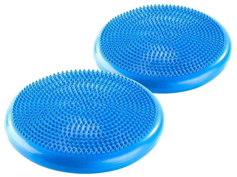 Newgen Medicals Gesundheit-Sitzkissen:2 Luftgefüllte Noppen-Sitz- & Balancekissen Für Yoga, Fitness & Co 1 Newgen Medicals Gesundheit-Sitzkissen:2 Luftgefüllte Noppen-Sitz- & Balancekissen Für Yoga, Fitness & Co