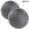 Newgen Medicals Faszienrolle:2er Pack Massage-Ball Und Faszien-Trainer Für Rücken & Co., Ø 8 Cm