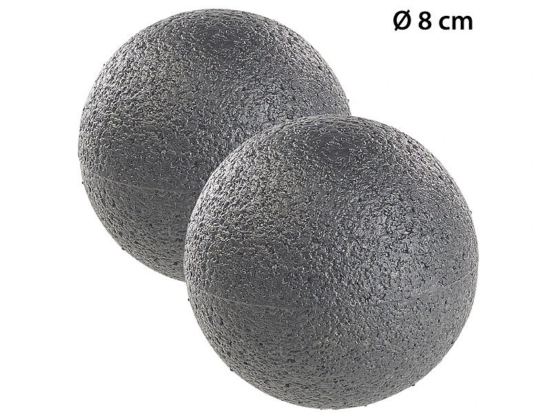 Newgen Medicals Faszienrolle:2er Pack Massage-Ball Und Faszien-Trainer Für Rücken & Co., Ø 8 Cm 1 Newgen Medicals Faszienrolle:2er Pack Massage-Ball Und Faszien-Trainer Für Rücken & Co., Ø 8 Cm