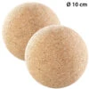 Newgen Medicals Massageball Hand:2er Pack Massage-Ball Und Faszien-Trainer Zur Selbstmassage, Ø 10 Cm