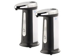 Carlo Milano Seifespender:2er-Set Automatische Seifenspender Mit IR-Sensor, 400 Ml