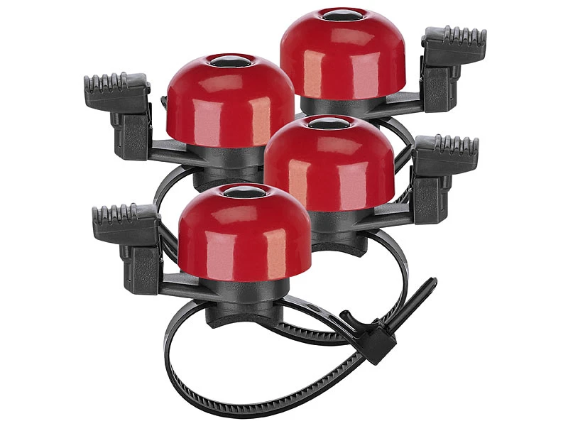 Infactory Fingerklingel:4er-Set Fingerklingeln Mit Verstellbarem Befestigungsband,Ø 36 Mm 1 Infactory Fingerklingel:4er-Set Fingerklingeln Mit Verstellbarem Befestigungsband,Ø 36 Mm