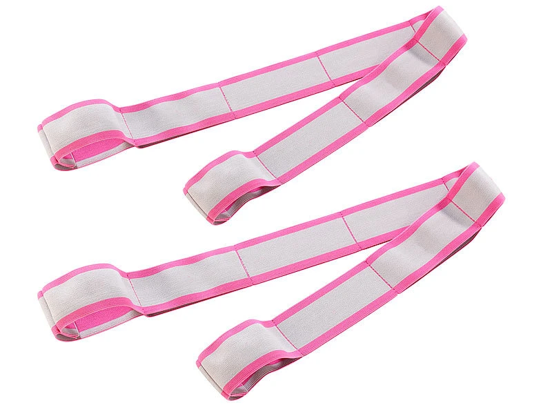 Speeron Gymnastikband:2er-Set Fitnessbänder - Gummibänder Mit Handschlaufen, 85 Cm 2 Speeron Gymnastikband:2er-Set Fitnessbänder - Gummibänder Mit Handschlaufen, 85 Cm – Bild 2