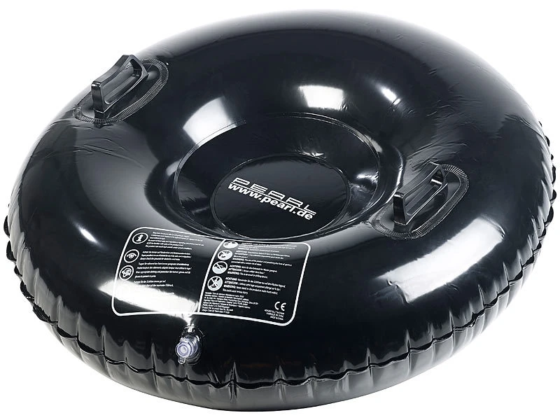 PEARL Snow Tube:2er-Set Aufblasbare Kinderschlitten Für Kinder Ab 8 Jahren, Bis 80 Kg 3 PEARL Snow Tube:2er-Set Aufblasbare Kinderschlitten Für Kinder Ab 8 Jahren, Bis 80 Kg – Bild 3
