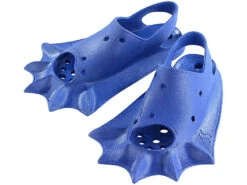 Speeron Badeschuhe-Flossen:2in1-Kombi-Flosse: Badeschlappen & Schwimmflosse, Gr.33-35