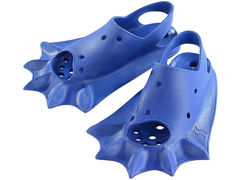 Speeron Badeschuhe-Flossen:2in1-Kombi-Flosse: Badeschlappen & Schwimmflosse, Gr.33-35 1 Speeron Badeschuhe-Flossen:2in1-Kombi-Flosse: Badeschlappen & Schwimmflosse, Gr.33-35