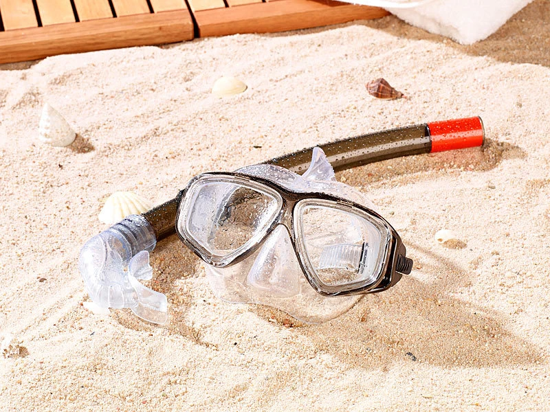 PEARL Tauchbrille:Einsteiger-Schnorchelset Mit Taucherbrille Und Schnorchel 2 PEARL Tauchbrille:Einsteiger-Schnorchelset Mit Taucherbrille Und Schnorchel – Bild 2