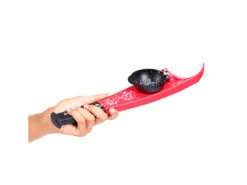 Infactory Schneeballzange:Wurfstarke Einhand-Wasserbomben- & Schneeball-Schleuder