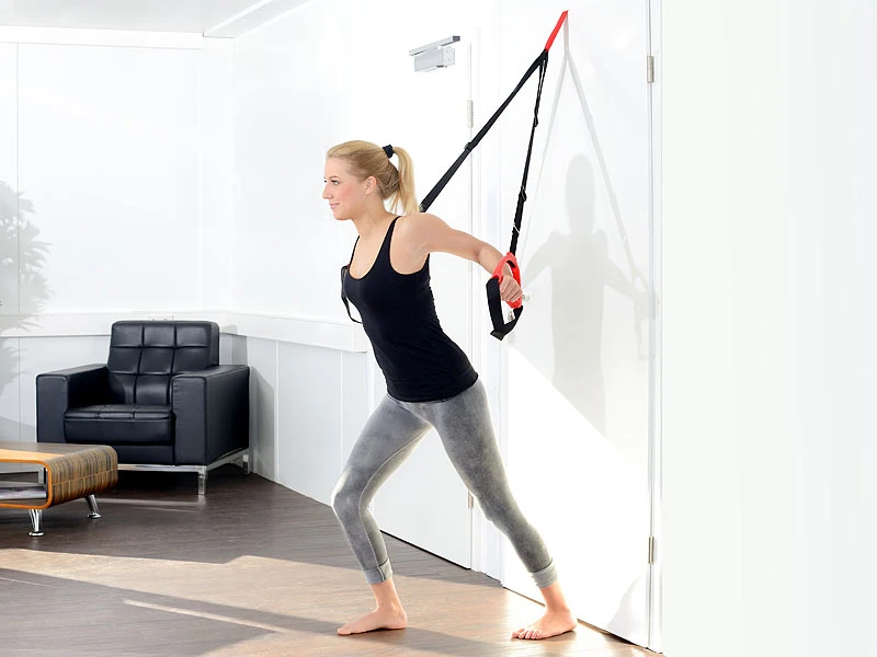 PEARL Sports Schlingentrainer Tür:Suspension-Schlingentrainer Mit Türanker Für Ganzkörpertraining 5 PEARL Sports Schlingentrainer Tür:Suspension-Schlingentrainer Mit Türanker Für Ganzkörpertraining – Bild 5