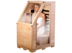 Newgen Medicals Infrarotkabine:Kompakte Infrarot-Sitzsauna Aus Hemlock-Holz; 760 W; 0.62 M² -Newgen medicals Shop nx1338 3