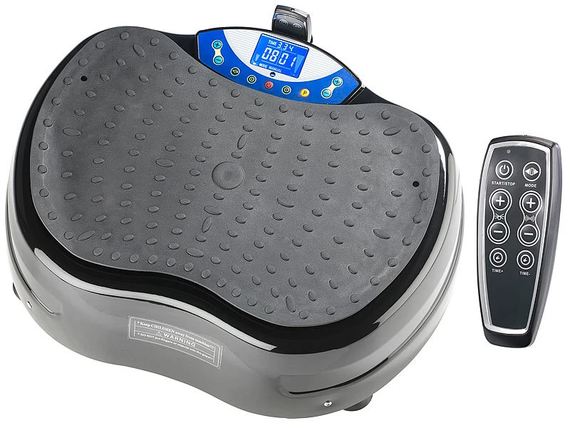 Newgen Medicals Vibratorplatte:3D-Vibrationsplatte WBV-620.3D, Expander & Fernbedienung, Bis 120 Kg 2 Newgen Medicals Vibratorplatte:3D-Vibrationsplatte WBV-620.3D, Expander & Fernbedienung, Bis 120 Kg – Bild 2