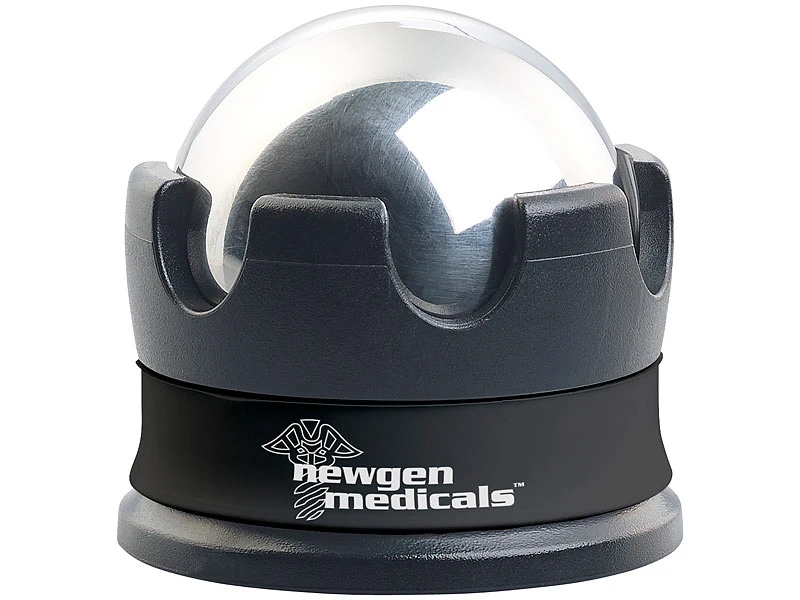 Newgen Medicals Massagekugel Metall:Kühlender Massage-Ball Aus Edelstahl, Mit 360°-Rotations-Halterung 9 Newgen Medicals Massagekugel Metall:Kühlender Massage-Ball Aus Edelstahl, Mit 360°-Rotations-Halterung – Bild 9