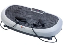 Newgen Medicals Vibrationplatte:7in1-Curved-Vibrationsplatte Mit Oszillation & Expander, Bis 120 Kg -Newgen medicals Shop nx1443 1