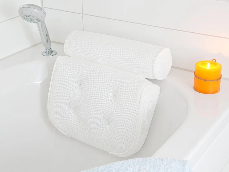BadeStern Badewannenpolster:Badewannen-Kissen Mit Mesh-Oberfläche Und Saugnäpfen, 37 X 36 X 9 Cm 4 BadeStern Badewannenpolster:Badewannen-Kissen Mit Mesh-Oberfläche Und Saugnäpfen, 37 X 36 X 9 Cm – Bild 4