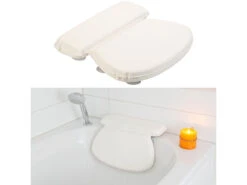 BadeStern Badekissen:Badewannen-Kissen Mit Saugnäpfen, Glatte Oberfläche, 36 X 31 X 4 Cm