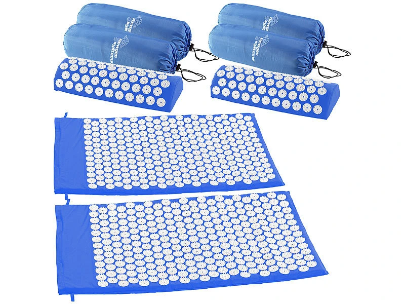 Newgen Medicals Massagematten:2er-Set Entspannungsmatte Und Entspannungskissen 2 Newgen Medicals Massagematten:2er-Set Entspannungsmatte Und Entspannungskissen – Bild 2