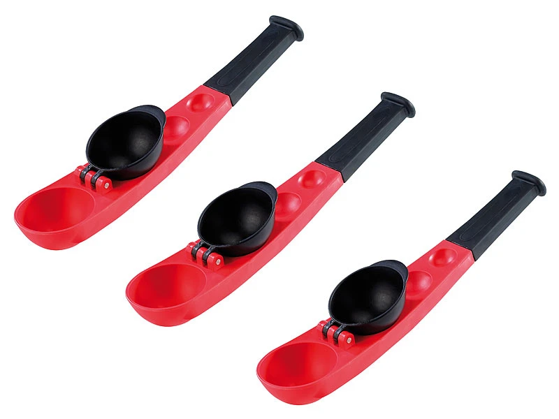 Infactory Snowball-Schleuder:3er-Set Wurfstarke Einhand-Wasserbomben- & Schneeball-Schleudern 1 Infactory Snowball-Schleuder:3er-Set Wurfstarke Einhand-Wasserbomben- & Schneeball-Schleudern