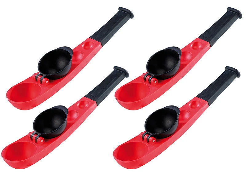 Infactory Schneeballformer:4er-Set Wurfstarke Einhand-Wasserbomben- & Schneeball-Schleudern 1 Infactory Schneeballformer:4er-Set Wurfstarke Einhand-Wasserbomben- & Schneeball-Schleudern