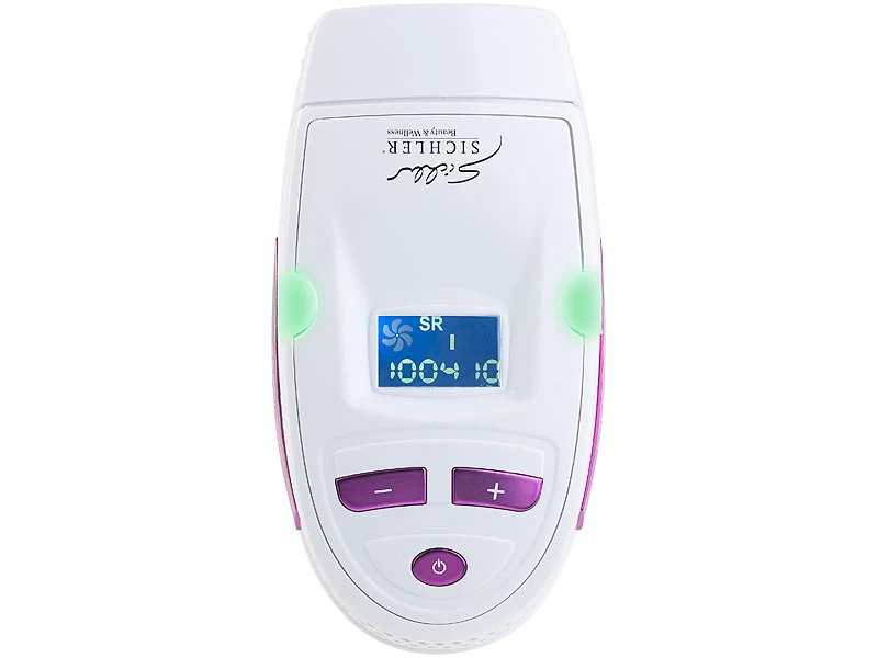 Sichler Beauty Laser Haarentferner:IPL-Haarentfernungs-System, 2 Aufsätze, Display, 5 Stufen,Schutzbrille 4 Sichler Beauty Laser Haarentferner:IPL-Haarentfernungs-System, 2 Aufsätze, Display, 5 Stufen,Schutzbrille – Bild 4