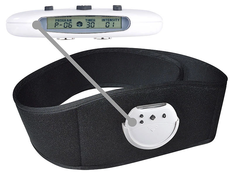 Newgen Medicals Bauchweggürtel:EMS-Muskeltrainings-Gürtel V3 Mit 10 Trainingsprogrammen 1 Newgen Medicals Bauchweggürtel:EMS-Muskeltrainings-Gürtel V3 Mit 10 Trainingsprogrammen