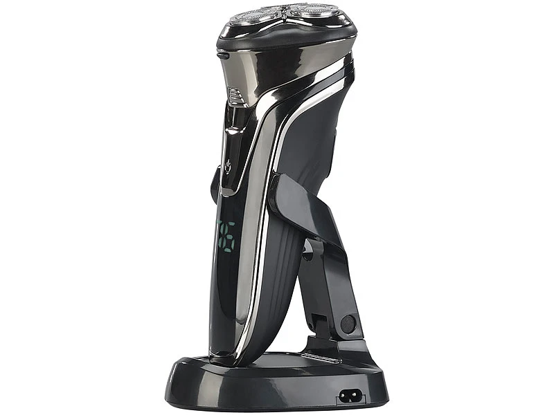 Sichler Trockenrasierer:2in1-Akku-Rasierer Mit Präzisionstrimmer & 3D-Scherköpfen, IPX6 3 Sichler Trockenrasierer:2in1-Akku-Rasierer Mit Präzisionstrimmer & 3D-Scherköpfen, IPX6 – Bild 3