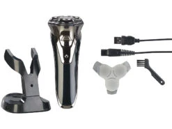 Sichler Trockenrasierer:2in1-Akku-Rasierer Mit Präzisionstrimmer & 3D-Scherköpfen, IPX6 17 Sichler Trockenrasierer:2in1-Akku-Rasierer Mit Präzisionstrimmer & 3D-Scherköpfen, IPX6 -Newgen medicals Shop nx3927 5
