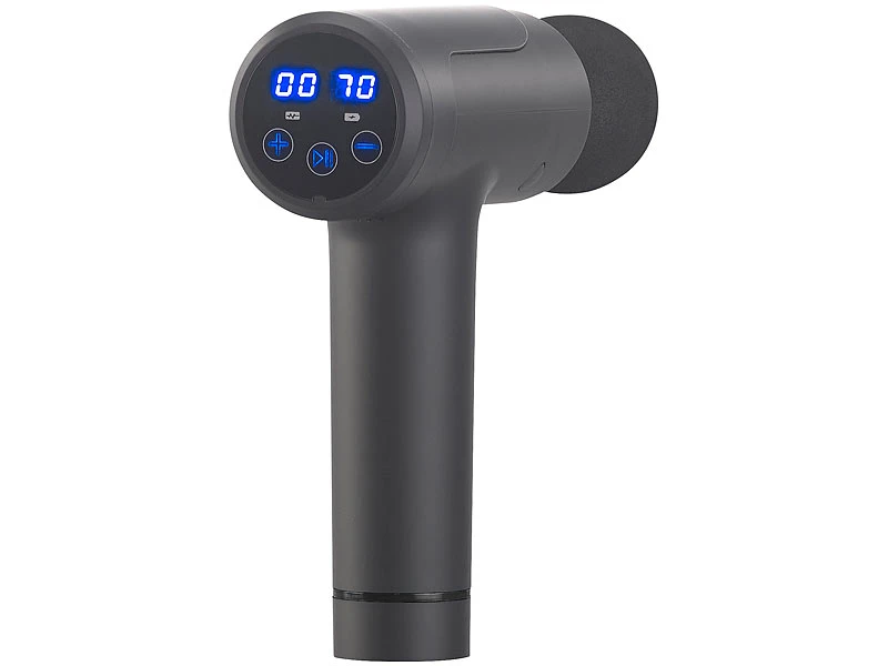 Newgen Medicals Massage Gun:Akku-Hand-Massagegerät Mit 6 Aufsätzen & 20 Stufen, 20 Watt 4 Newgen Medicals Massage Gun:Akku-Hand-Massagegerät Mit 6 Aufsätzen & 20 Stufen, 20 Watt – Bild 4