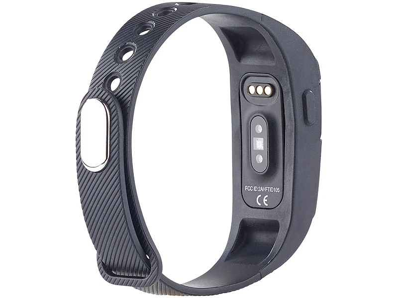 PEARL Pulsuhr Ohne Brustgurt:Fitness-Armband, Bluetooth 4.0, Dyn. Herzfrequenz-Anzeige, Nachrichten 4 PEARL Pulsuhr Ohne Brustgurt:Fitness-Armband, Bluetooth 4.0, Dyn. Herzfrequenz-Anzeige, Nachrichten – Bild 4