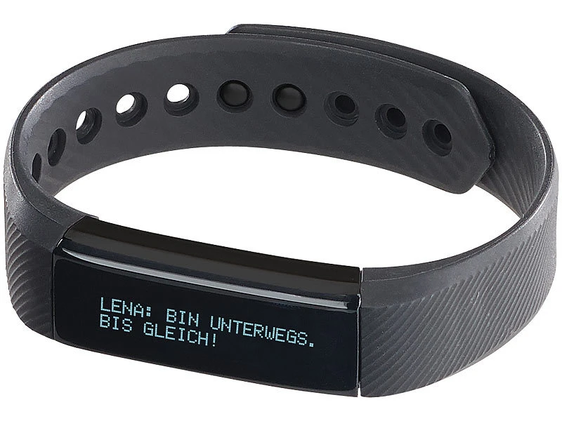 Newgen Medicals Uhr Mit Vibrationsalarm:Fitness-Armband FBT-25, Bluetooth, Benachrichtigungen, OLED, IP67 5 Newgen Medicals Uhr Mit Vibrationsalarm:Fitness-Armband FBT-25, Bluetooth, Benachrichtigungen, OLED, IP67 – Bild 5