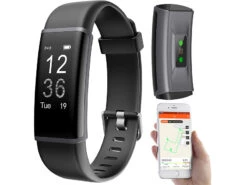 PEARL Fitness-Pulsuhr:Fitness-Armband, GPS-Streckenverlauf, Puls, IP67 (Versandrückläufer) 21 PEARL Fitness-Pulsuhr:Fitness-Armband, GPS-Streckenverlauf, Puls, IP67 (Versandrückläufer) -Newgen medicals Shop nx4395 28